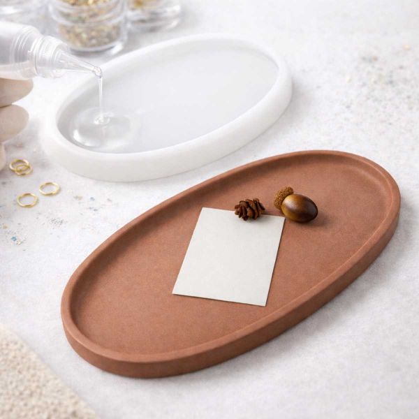 Molde de Silicone Bandeja Oval Modelo 3