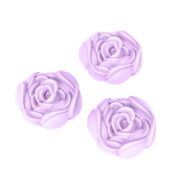 Molde de Silicone Camélia 3 Cavidades