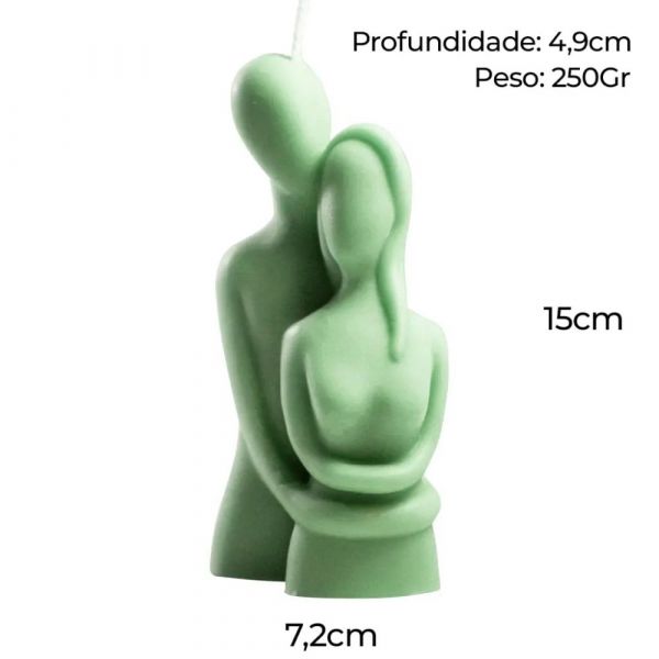 Molde de Silicone Casal se Abraçando