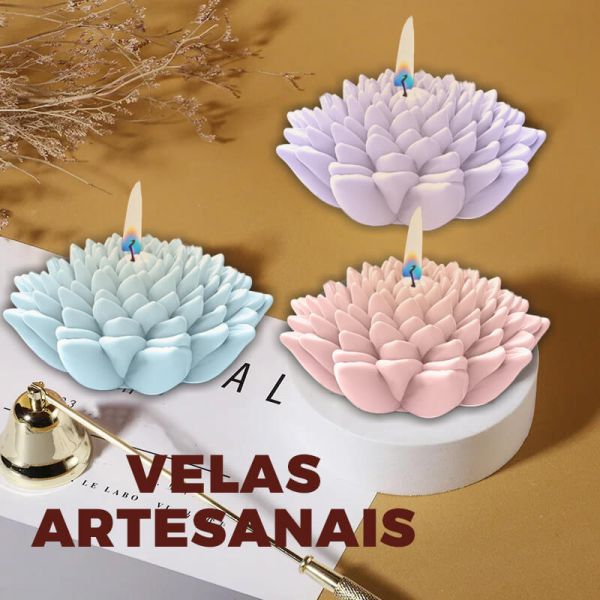 Molde de Silicone Flor de Lotus