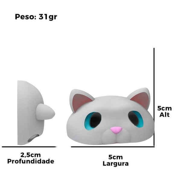 Molde de Silicone Gato Escondido
