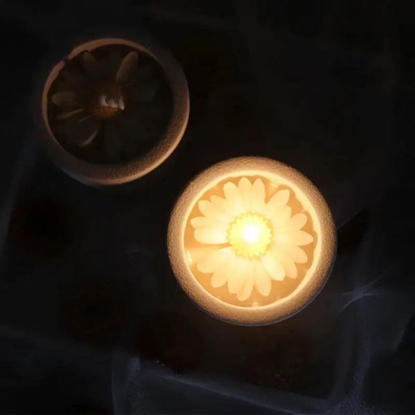 Molde de Silicone Margarida Com Furo