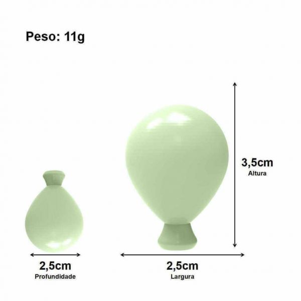 Molde de Silicone Mini Balão de Ar
