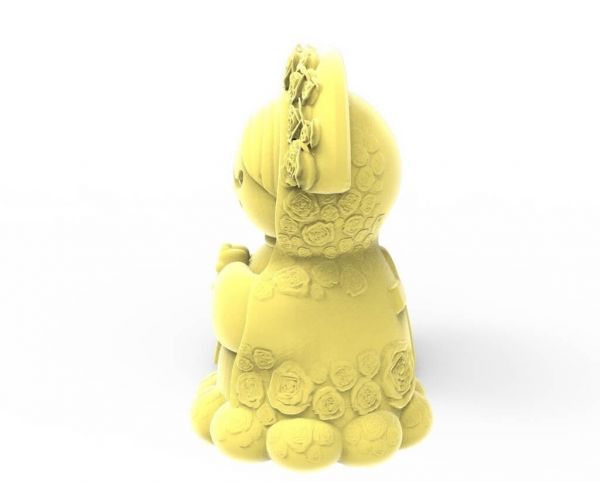 Molde de Silicone Nossa Senhora com Terço 6cm