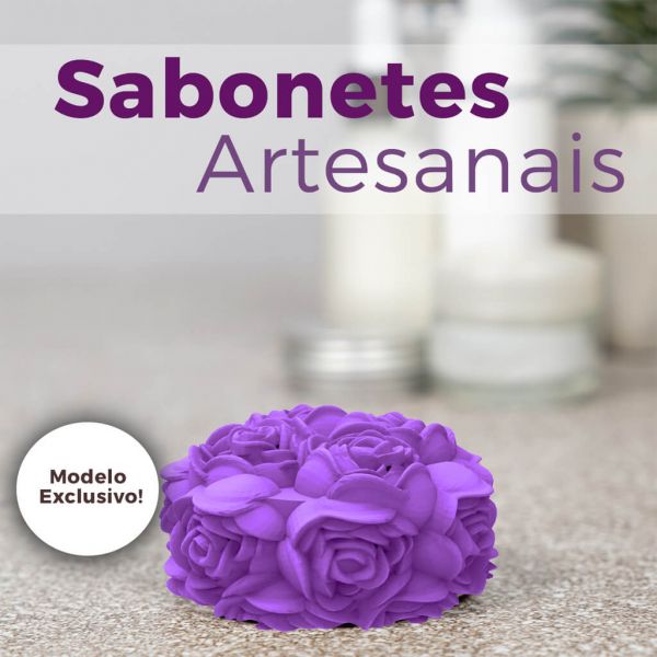 Molde de Silicone Provence Rosas