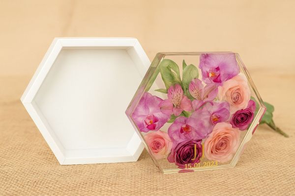 Molde Hexagonal Rígido (17cm x 6cm)