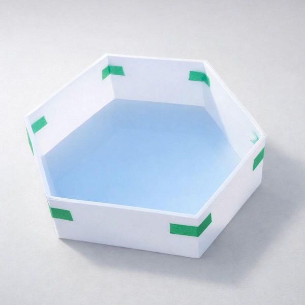 Molde Hexagonal Rígido (17cm x 6cm)