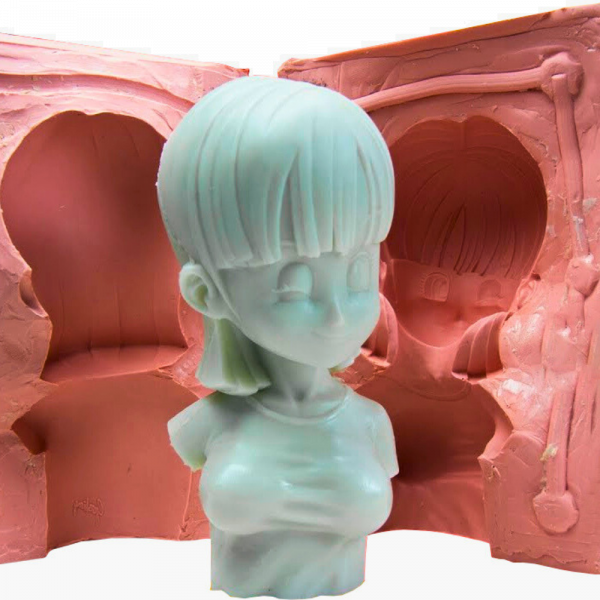 Borracha De Silicone Rosa Média Flexibilidade para Moldes Com Catalisador (1,030 Kg)