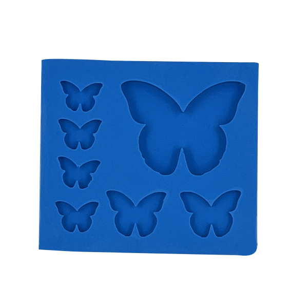 Molde de Silicone Borboletinhas de Tamanhos Variados