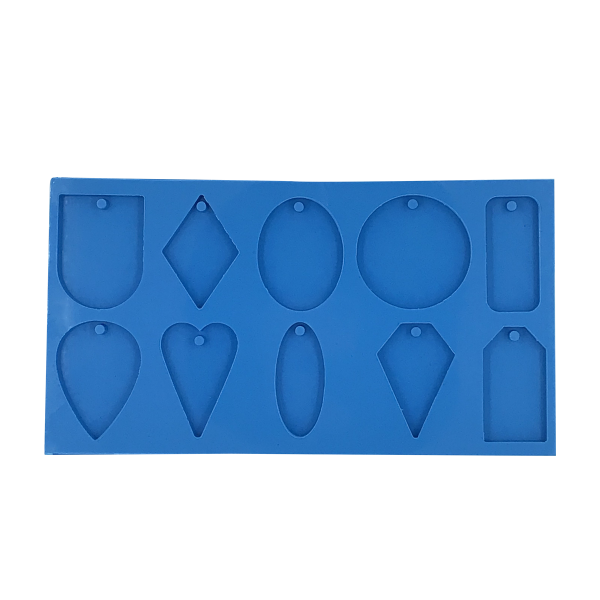 Molde de Silicone Pingentes Diversos