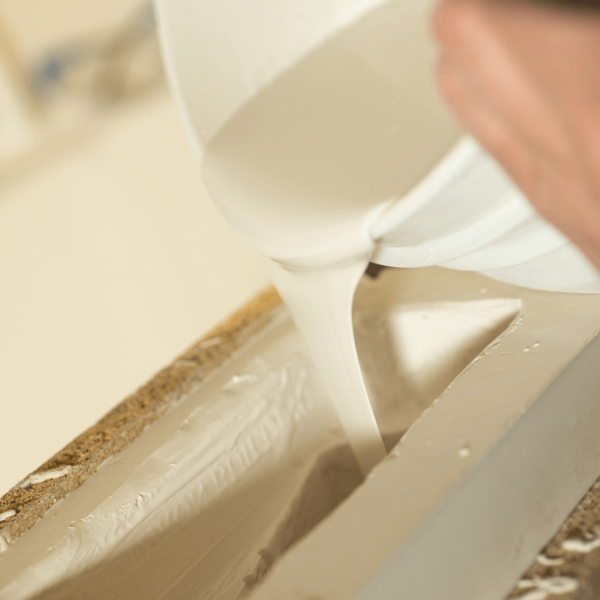 Borracha De Silicone Branca Alta Flexibilidade para Moldes Com Catalisador (10,30 Kg)