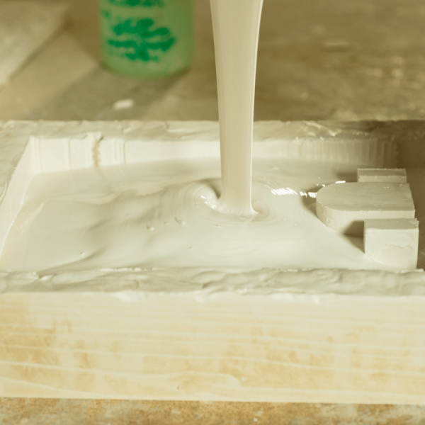 Borracha De Silicone Branca Alta Flexibilidade para Moldes Com Catalisador (3,090 Kg)