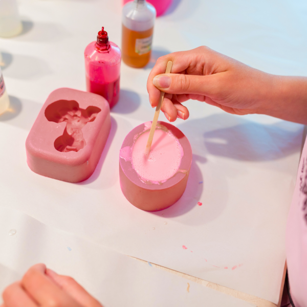 Borracha De Silicone Rosa Média Flexibilidade para Moldes Com Catalisador (1,030 Kg)