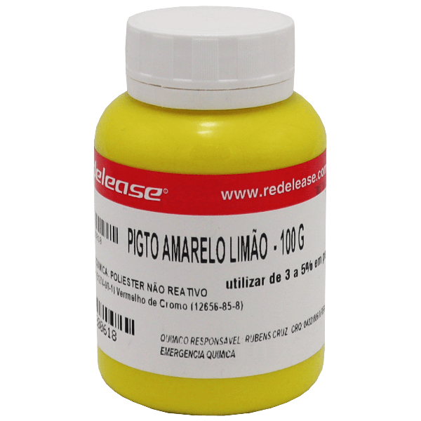 Pigmento Amarelo Limão (0,100 Kg)