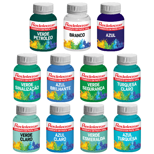 Kit Pigmentos em Pasta para Efeito Mar