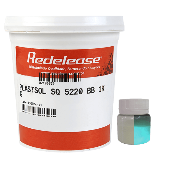 Kit Plastisol SQ 5220 + Pigmento Redelux Para Fabricação De Isca Glow