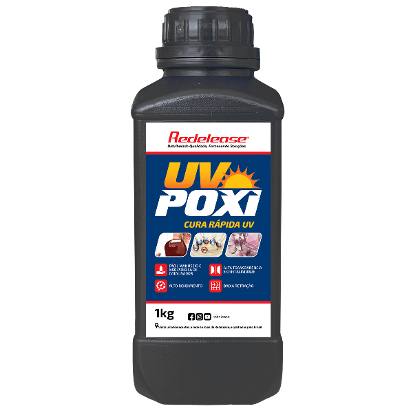 Resina UV poxi Cura UV (01 Kg)
