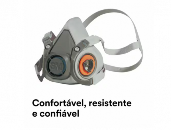 Respirador Semi Facial 3M Modelo 6200