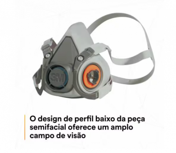 Respirador Semi Facial 3M Modelo 6200