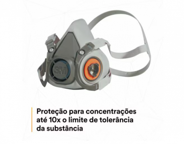 Respirador Semi Facial 3M Modelo 6200
