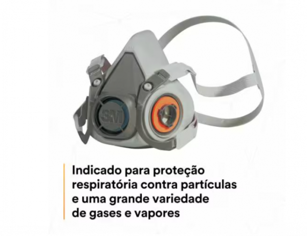 Respirador Semi Facial 3M Modelo 6200