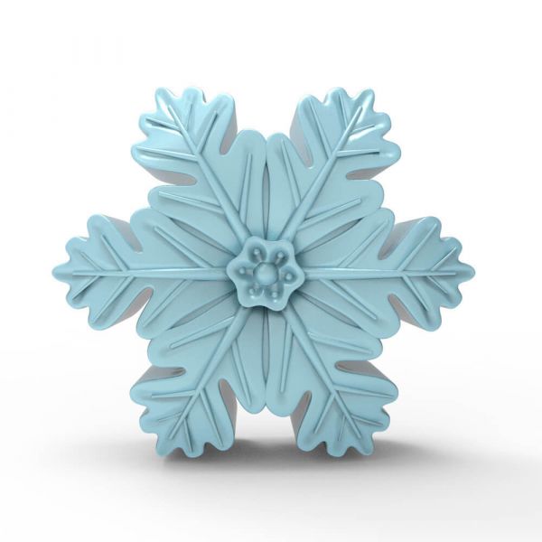 Molde de Silicone Floco de Neve