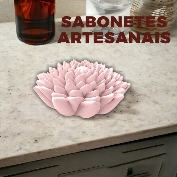Molde de Silicone Flor de Lotus