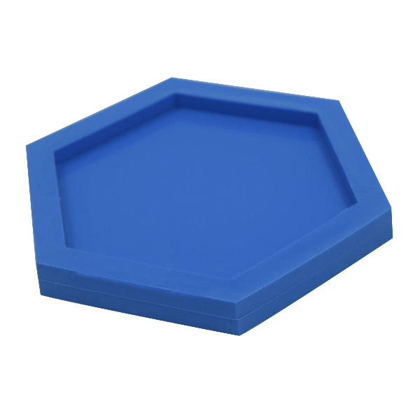 Molde de Silicone Porta Copos Hexágono