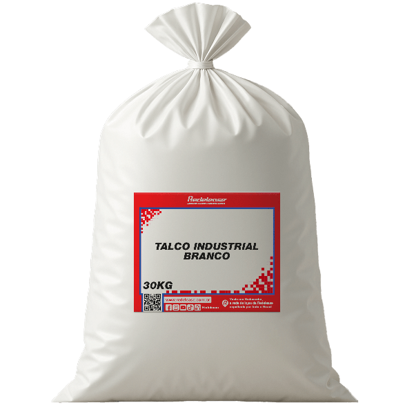 Talco Industrial Branco Carga Mineral (30 Kg)