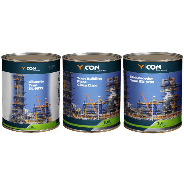 Tinta Epóxi Cinza para Pisos YCON Building – Alta Resistência Química e Mecânica