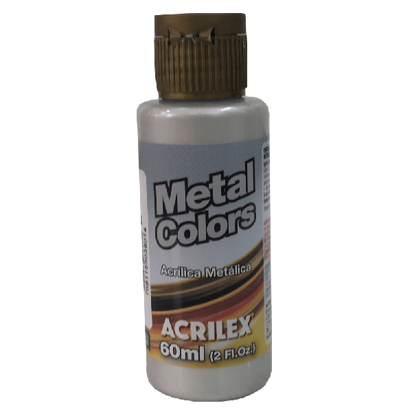 Tinta Acrílica Prata Metálico (60ml)