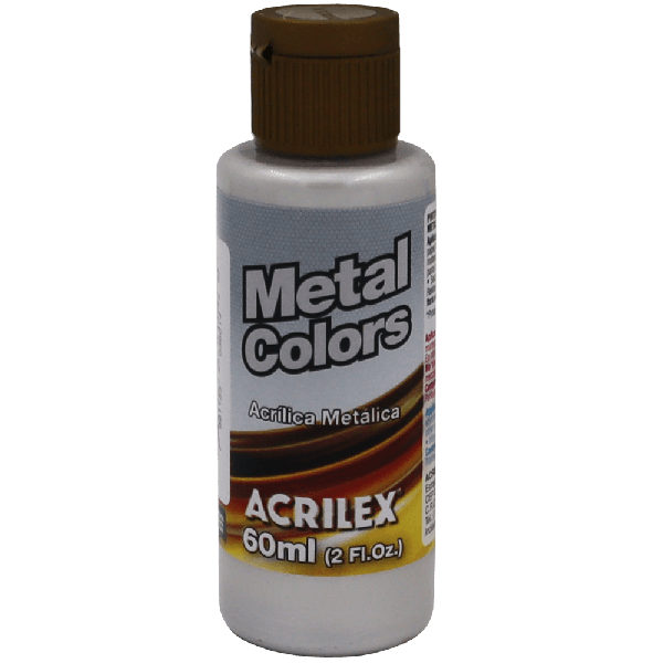 Tinta Acrílica Prata Metálico (60ml)