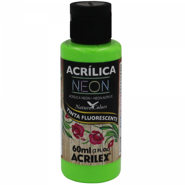 Tinta Acrílica Verde Neon (60ml)