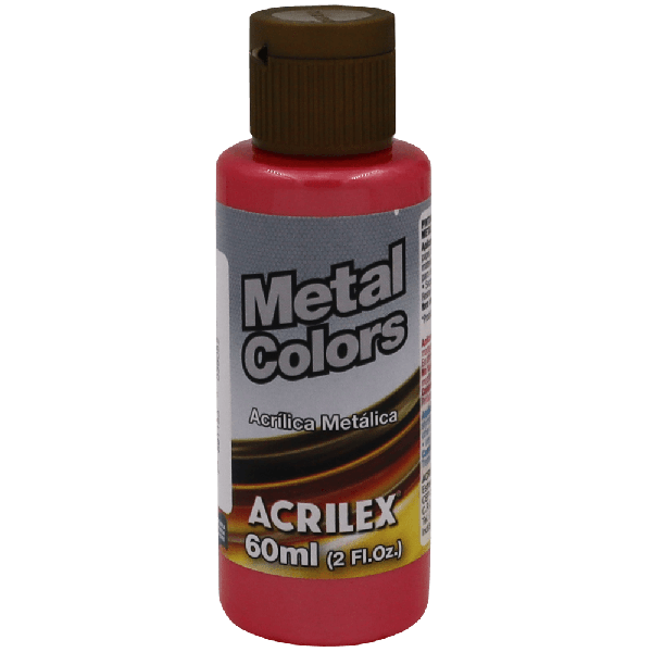 Tinta Acrílica Vermelho Metálico (60ml)