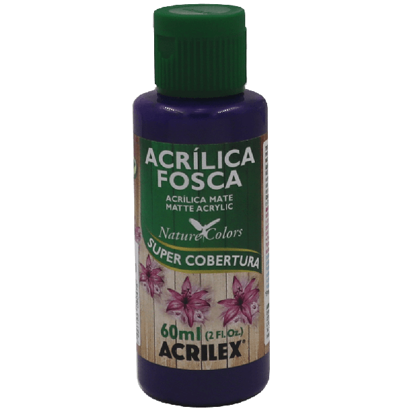 Tinta Acrílica Violeta Cobalto Fosca Acrilex (60 ml)
