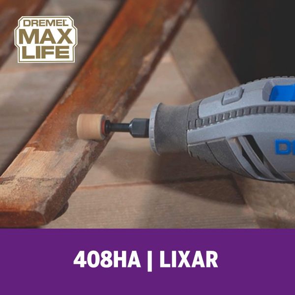 Tubo de lixa Dremel Max Life 12,7mm de grão grosso (Modelo 408HP)